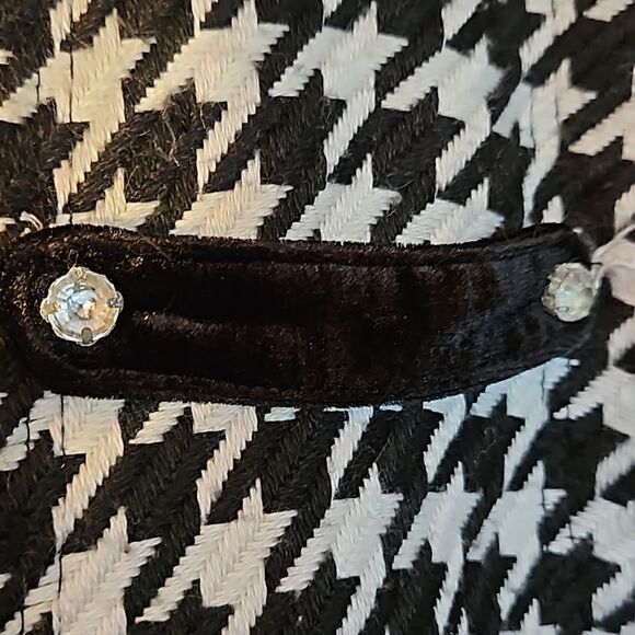 Pooch-a-Lini Houndstooth Dog Coat Size XS - Picture 2 of 4